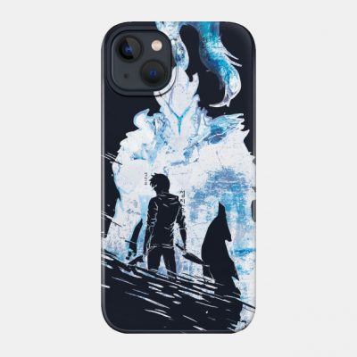 Igris And Sung Jin Woo Encounter Solo Leveling Phone Case Official onepiece Merch
