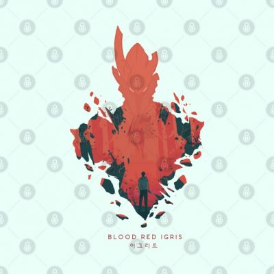 Blood Red Igris First Encounter Solo Leveling Tapestry Official onepiece Merch