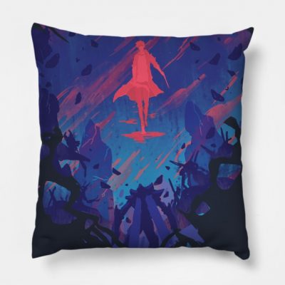 Jeju Island Cave Solo Leveling Sung Jin Woo Throw Pillow Official onepiece Merch