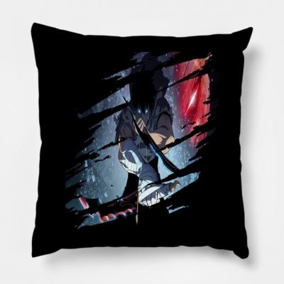 Solo Leveling Throw Pillow Official onepiece Merch