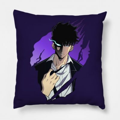 Solo Leveling Manhwa Throw Pillow Official onepiece Merch