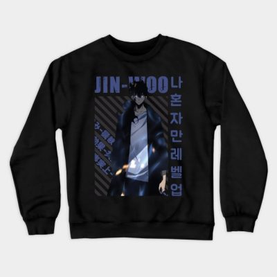 Solo Leveling Jin Woo Sung Crewneck Sweatshirt Official onepiece Merch