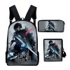 Harajuku Novelty Solo Leveling Anime 3pcs Set Backpack 3D Print School Student Bookbag Laptop Daypack Shoulder 2 - Solo Leveling Merch