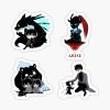 Solo Leveling 5PCS Stickers for Art Kid Window Luggage Stickers Water Bottles Room Cute Decorations Funny - Solo Leveling Merch