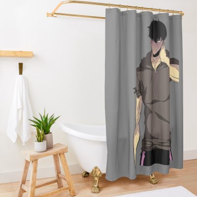 Sung Jin Woo - Solo Leveling Shower Curtain Official Solo Leveling Merch