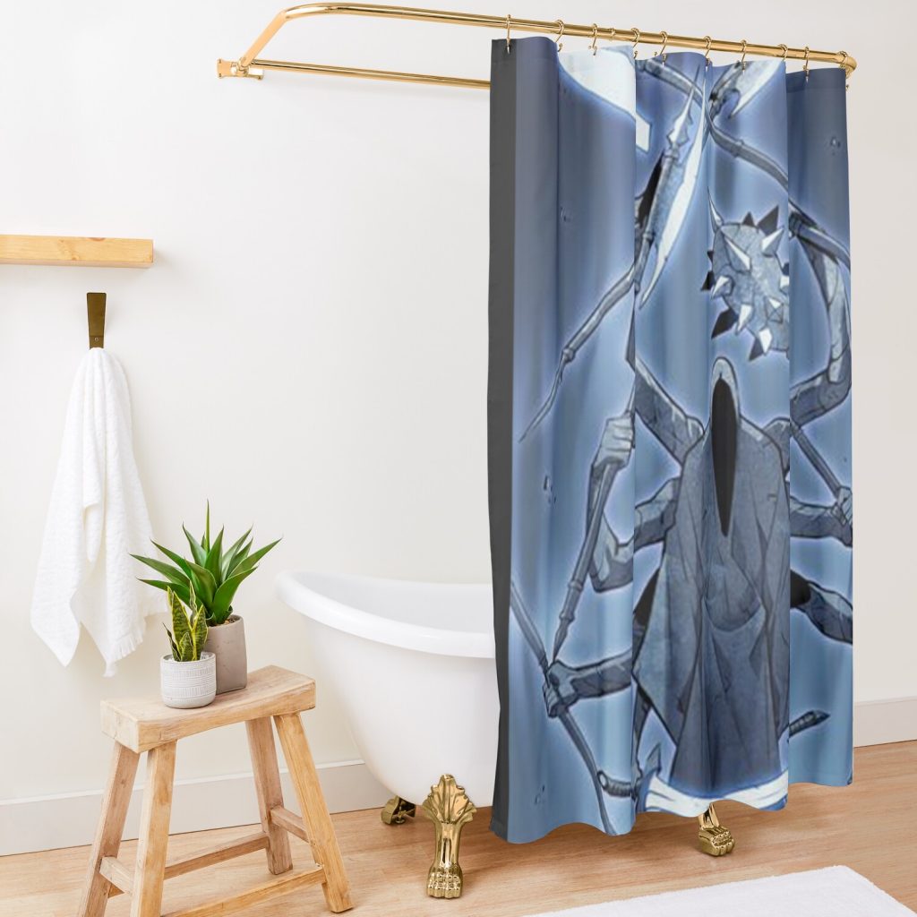 Solo Leveling Shower Curtain Official Solo Leveling Merch