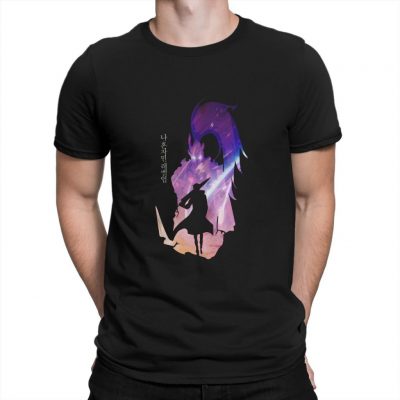 Men s Cha Funny T Shirts Solo Leveling Anime Clothing Novelty Short Sleeve Round Neck Tee 1024x1024 1 - Solo Leveling Merch