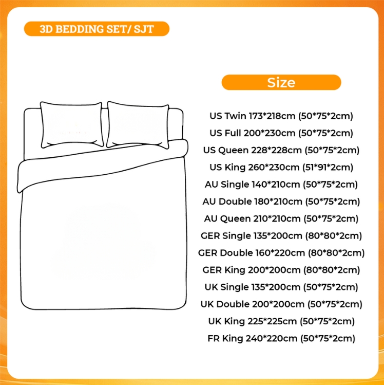 3D BEDDING SET - Solo Leveling Merch